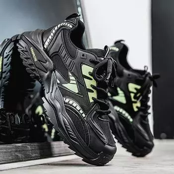 Men s shoes 2025 new spring trend versatile high-end men s leisure sports PU platform little white dad shoes 39