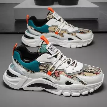 Men s shoes 2025 new spring trend breathable deodorant feet casual trendy shoes youth fashion outdoor sports sandals 39 чёрный