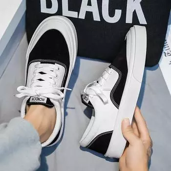 Men s shoes 2025 new summer breathable non-slip wear-resistant casual sports shoes men s youth board shoes street trendy shoes 39