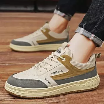 Men s shoes 2025 new summer breathable wear-resistant sports youth trend fashion heightening casual board shoes trendy shoes 39