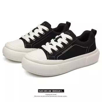 Men s shoes 2025 new summer breathable cloth shoes men s trend versatile board shoes fashion casual shoes, niche design 38 чёрный