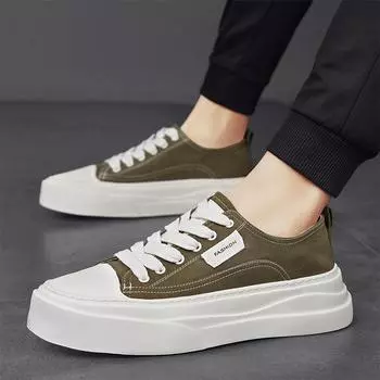 Men s shoes 2025 new summer casual trend thick-soled heightened bottom-top board shoes non-slip and wear-resistant sports student tide shoes 39