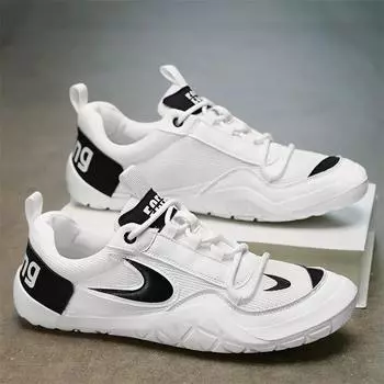 Men s shoes 2025 new summer mesh breathable lightweight white shoes men s running casual sports Forrest Gump shoes 39