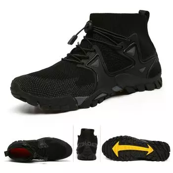 Men s shoes 2025 popular foreign trade couple light and comfortable breathable and comfortable versatile flying woven beach shoes hiking shoes 36