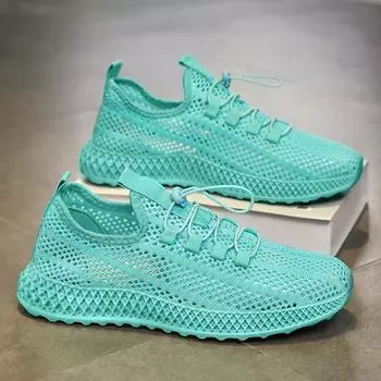 Men s shoes 2025 summer new big net thin elastic band foot cover sports shoes trend versatile low-top casual shoes 39