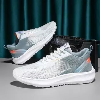 Men s shoes 2025 summer new breathable non-slip casual shoes versatile fashion sports mesh dad trendy shoes running shoes 39