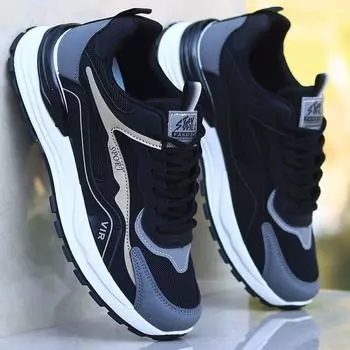 Men s shoes 2025 summer new mesh breathable sports shoes leisure travel mountaineering non-slip soft-soled foreign trade shoes 39