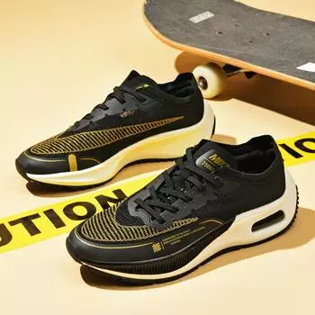 Men s shoes 2025 summer new versatile fashion sports mesh dad trendy shoes running shoes breathable non-slip casual shoes 36