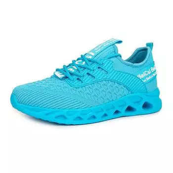 Men s shoes 48 large size summer new sports shoes fashionable breathable fly-woven mesh shoes trendy couple running shoes 36