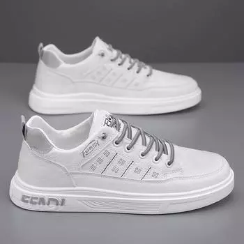 Men s shoes autumn 2025 new student sports versatile board shoes casual single shoes men s soft-soled white tide shoes 39