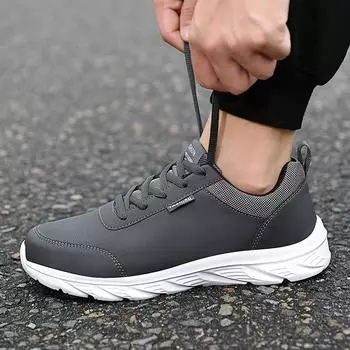 Men s shoes autumn and winter new thick-soled wear-resistant and warm casual shoes fashion trend large-size sports shoes versatile and lightweigh 38