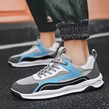 Men s shoes autumn and winter new high elastic soft-soled sports shoes travel shoes light breathable running shoes fashion versatile casual shoes 39