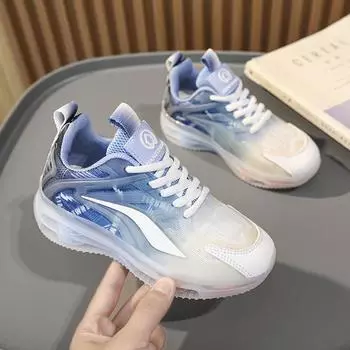 Men s shoes autumn breathable 2024 new mesh mesh shoes men s casual men s shoes dad shoes sports shoes trendy shoes 30 небесно-голубой