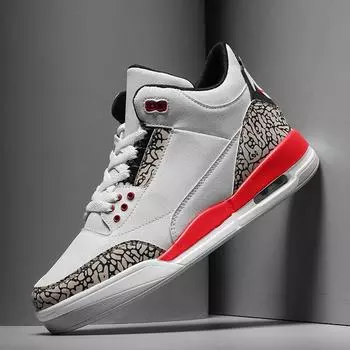 Men s shoes autumn new non-slip and wear-resistant basketball shoes high-top sports student board shoes Korean version trendy versatile casual shoes 39