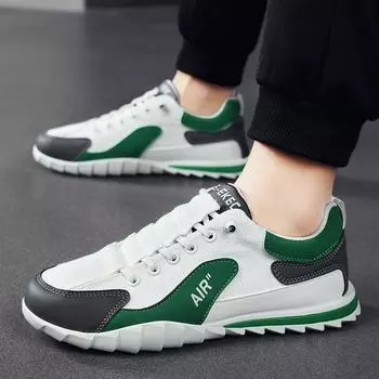 Men s shoes breathable board shoes soft sole light pedal Forrest Gump shoes summer new trend versatile mesh casual shoes 39