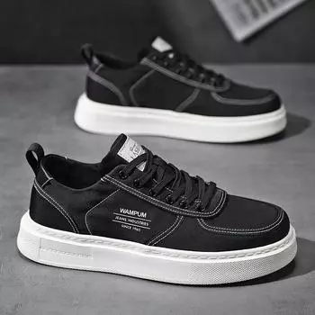 Мужская обувь Дышащая парусиновая обувь Модная спортивная обувь на мягкой подошве Тонкая легкая повседневная обувь 39