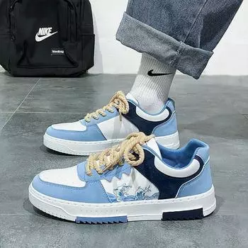 Men S Shoes Breathable Little White Shoes Boys Trendy Cloth Shoes Platform Sports Casual Board Shoes Trendy Shoes 39