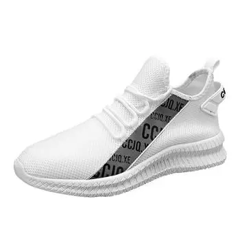 Men s shoes Breathable non-slip fashion sports shoes casual outdoor walking flat comfortable men plus size new39-46 39