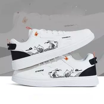 Men s Shoes Breathable Sneakers, Men s All-match Student Flat Shoes, Men s Casual Sports Shoes EU43/CN44 белый