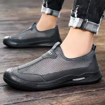 Men s shoes casual shoes summer mesh breathable single shoes soft sole not stuffy feet sports shoes comfortable shoes 39