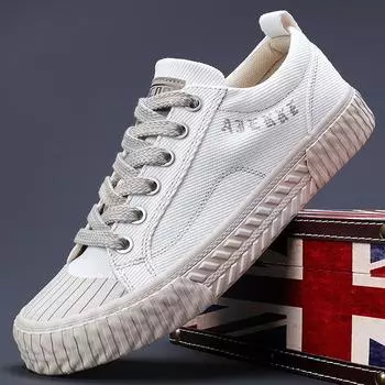Men S Shoes Fashion Casual Men S Canvas Shoes Comfortable Breathable Low-Top Board Shoes Men 38