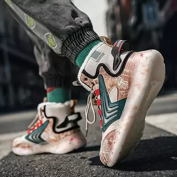 Men s Shoes Fashion High Quality Sneakers Lightweight Comfort Casual Shoes Winter Warm Snow Boots Luxury Brand Sport Ankle Boots 39