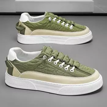 Men s shoes four seasons new fashion trend casual board shoes teen Forrest Gump white shoes Korean version non-slip Doudou tide shoes 39