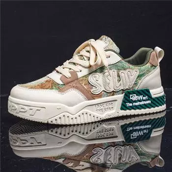 Men s shoes four seasons new fashion trend casual board shoes teenagers students white shoes Korean version non-slip wear-resistant board shoes 39