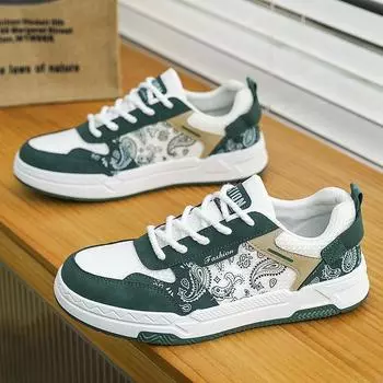 Men s shoes four seasons new low-top trend casual board shoes Korean version versatile fashion non-slip and wear-resistant board shoes 39