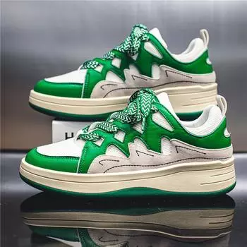 Men s shoes four seasons new young students little white shoes Korean version non-slip wear-resistant board shoes fashion trend casual board shoes 39