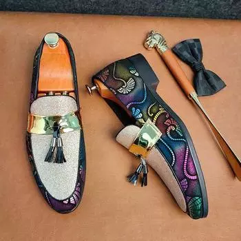 Men s shoes large size new leather shoes fashionable men s foot cover pointed small leather shoes trendy casual shoes 38