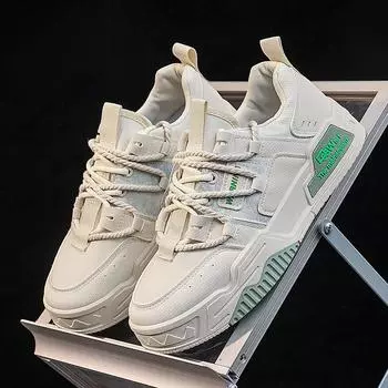 Men s shoes little white shoes men s 2024 new autumn versatile men s sports shoes trendy casual board shoes 39