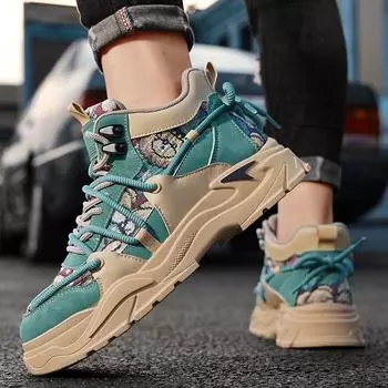 Men s shoes Martin boots new high-top outdoor tooling shoes mountaineering tide shoes wear-resistant personalized men s short boots 39