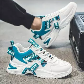 Men s shoes new 2024 spring and autumn models popular Internet celebrity men s leisure sports versatile platform niche board shoes trendy shoes 39