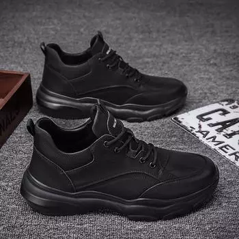 Men s shoes new 2025 new chef shoes fashion trend men s kitchen breathable work leisure ins trendy shoes 39 матовый черный