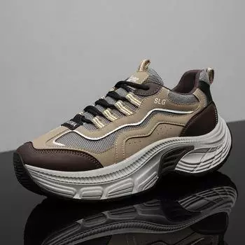 Men s shoes new four-season breathable non-slip casual shoes versatile fashion sports mesh dad trendy shoes running shoes spot 39