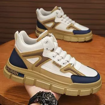 Men s shoes new Martin boots autumn and winter shoes outdoor non-slip and wear-resistant tooling boots heightening casual versatile trendy shoes 39