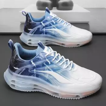 Men s shoes new sports shoes fashion casual shoes outdoor running shoes large size men s trendy shoes casual trend breathable 36
