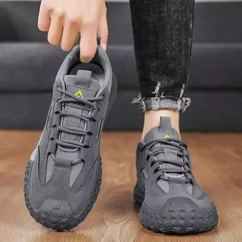 Men s shoes new spring and summer breathable sports casual shoes men s work labor insurance trendy shoes wear-resistant non-slip explosion 39