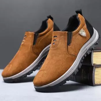 Men s shoes new thickened casual board shoes light and breathable casual shoes explain durable outdoor one-pedal work shoes 39