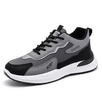 Men s shoes new trendy with platform loafers sports shoes men s casual running shoes Internet celebrity leather dad trendy shoes 39