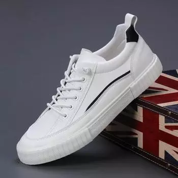 Men s shoes one foot pedal flat casual shoes spring breathable loafers soft sole low-top board shoes vulcanized shoes 38