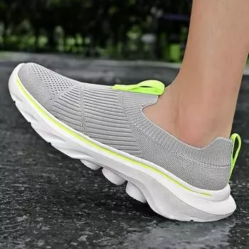 Men s Shoes Plus Size 38-46 Men s Flats,High Quality Casual Mesh Men Shoes Outdoor Handmade Moccasins Shoes for Male 38 синий