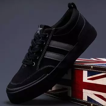 Men S Shoes Retro Men S Canvas Shoes Casual Thin Daily Low-Top Board Shoes Men 38