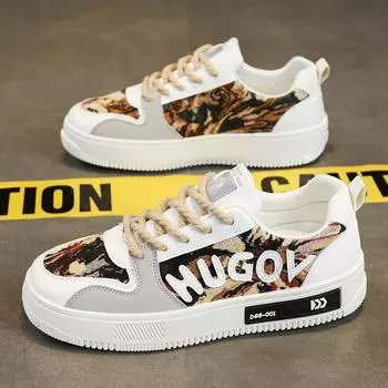 Men s shoes, small white shoes, summer, 2025, new low-top trendy board shoes, men s athleisure, trendy shoes, students, breathable 39