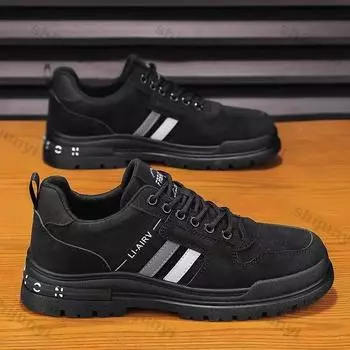 Men s Shoes Sneakers 2024 Autumn New Men s Retro Platform Lace Up Comfortable Anti Slip Wear-resistant Warm Casual Sports Shoes 39 хаки