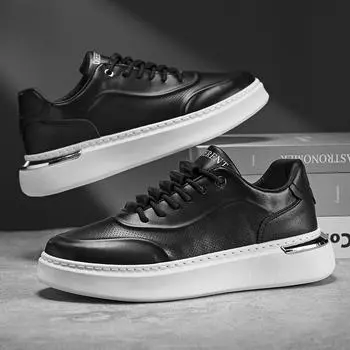 Men s Shoes Spring 2025 New Breathable Sports and Leisure Trend Versatile Thick Sole Height Increase 39