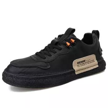 Men s shoes spring 2025 new trend casual small leather shoes soft sole white board shoes youth sports small white tide shoes 39