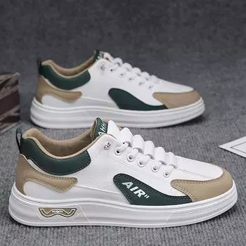 Men s shoes spring 2025 new trendy shoes student little white shoes boys versatile casual sports board shoes men s spring 39