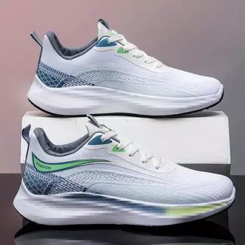 Men s shoes spring and autumn breathable spot fashion trend comfortable versatile flying weaving sports running shoes supply 39